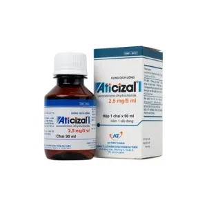 A.T Aticizal 2,5mg/5ml (C/90ml) - Sirô chống dị ứng cetirizine cho trẻ em và người lớn